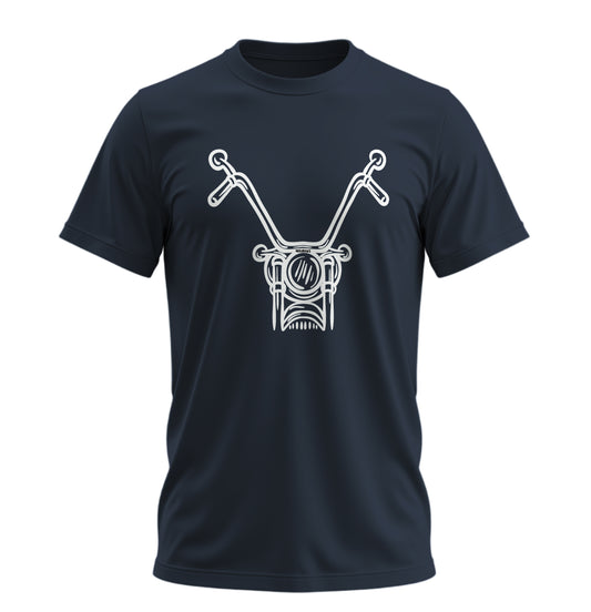 Chopper Head - 10 Farklı Renk - Unisex Rahat Kalıp Baskılı Tişört - Moto Garage Collection