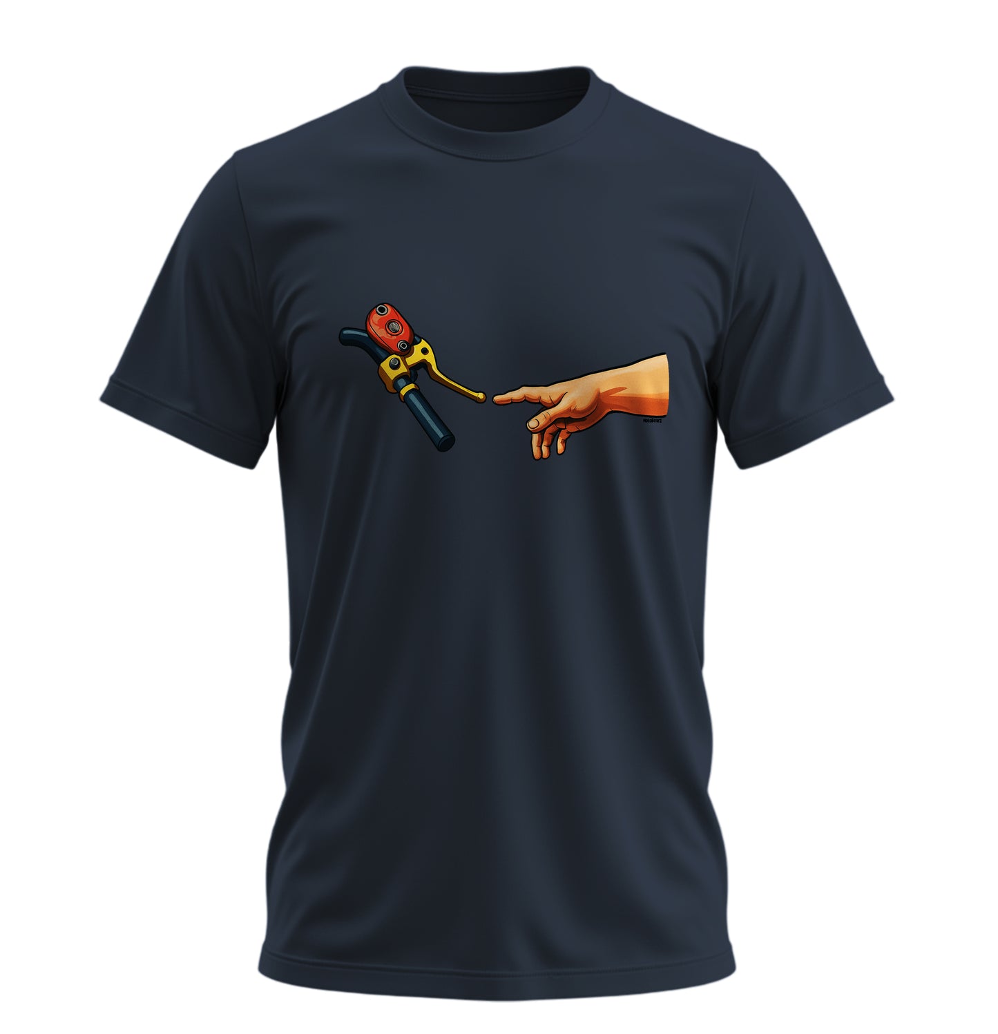 Touch The Motorcycle - 10 Farklı Renk - Unisex Rahat Kalıp Baskılı Tişört - Moto Garage Collection