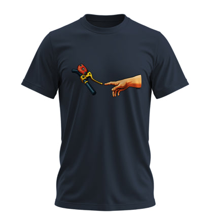 Touch The Motorcycle - 10 Farklı Renk - Unisex Rahat Kalıp Baskılı Tişört - Moto Garage Collection