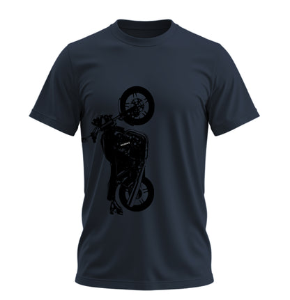 Black Coyote Motosiklet  - 10 Farklı Renk - Unisex Rahat Kalıp Baskılı Tişört - Moto Garage Collection
