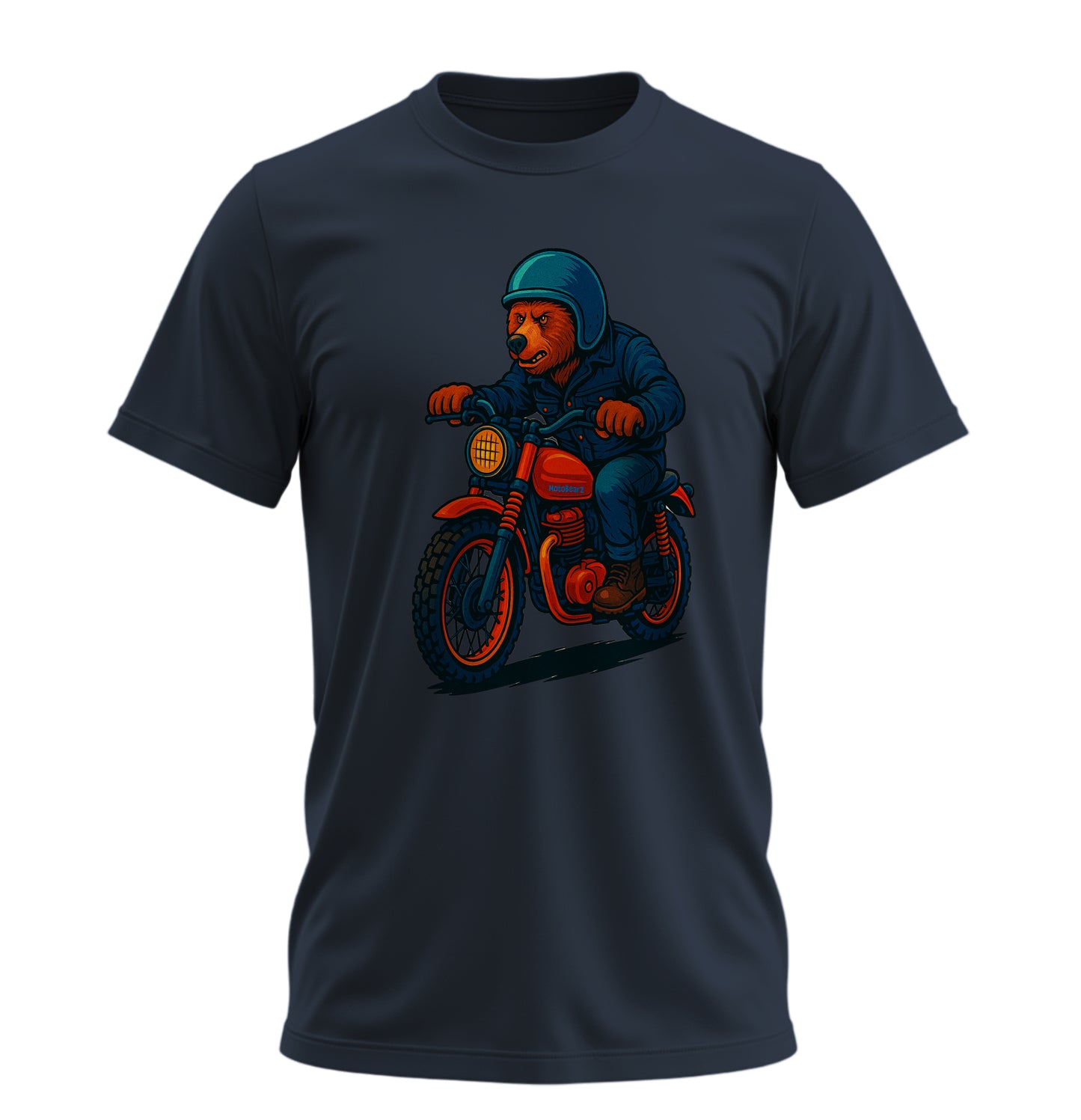 Blue BearZ - 10 Farklı Renk - Unisex Rahat Kalıp Baskılı Tişört - BearZ Collection