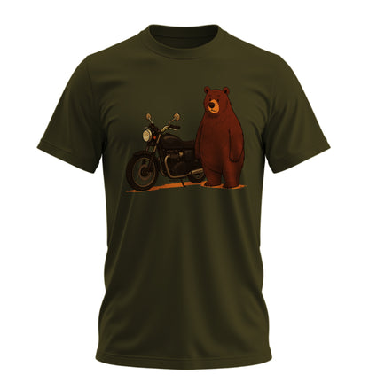 Calm BearZ - 10 Farklı Renk - Unisex Rahat Kalıp Baskılı Tişört - BearZ Collection