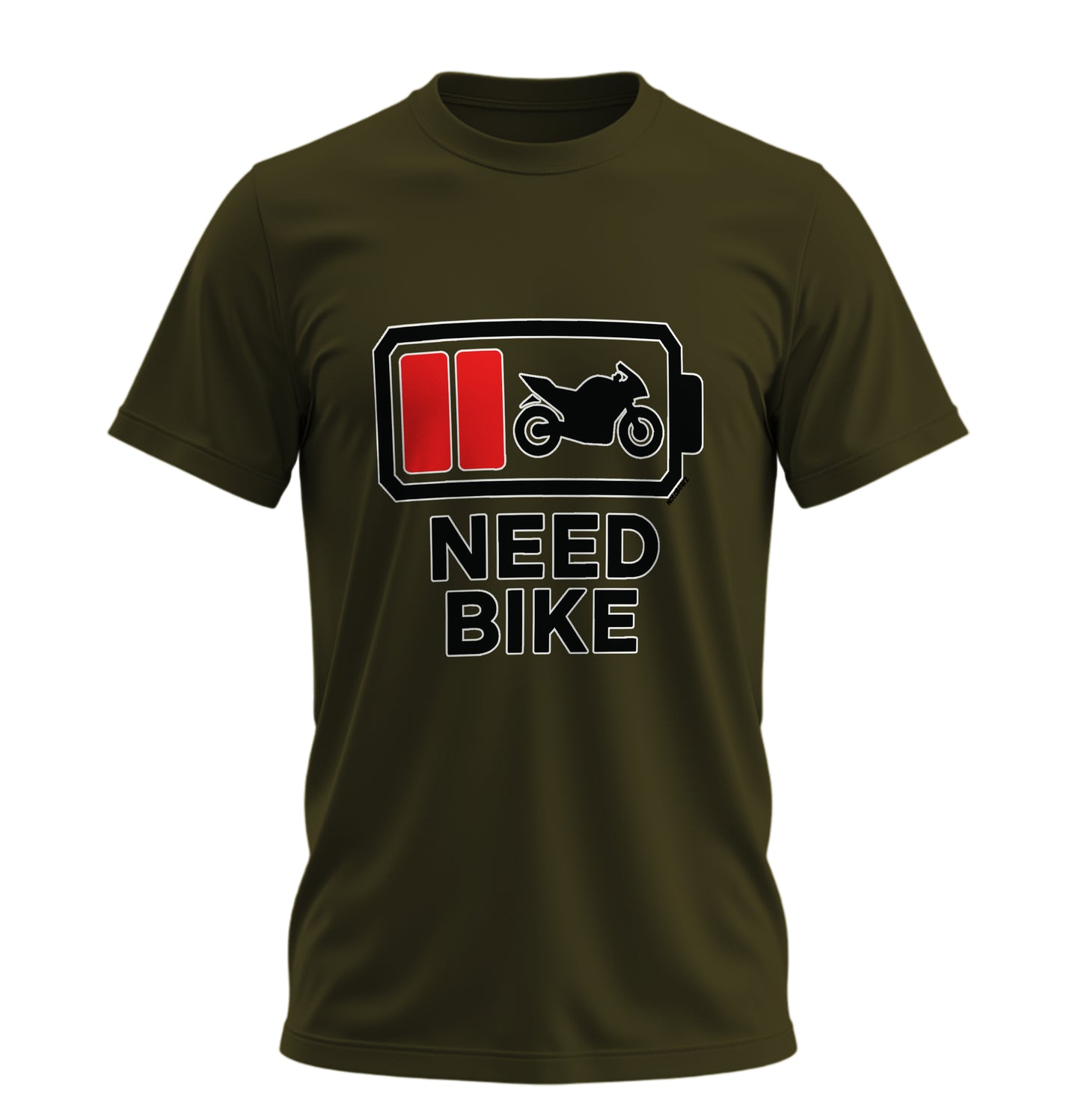 Need Bike - 10 Farklı Renk - Unisex Rahat Kalıp Baskılı Tişört - Moto Garage Collection