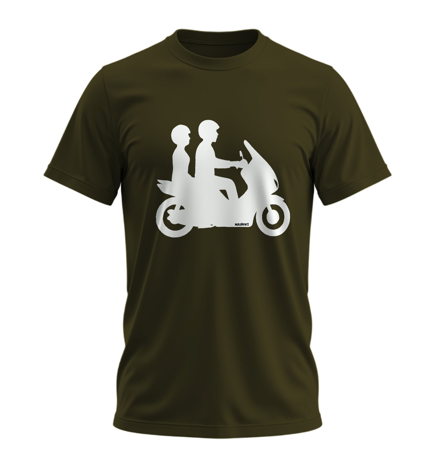 Double Riders- 10 Farklı Renk - Unisex Rahat Kalıp Baskılı Tişört - Moto Garage Collection