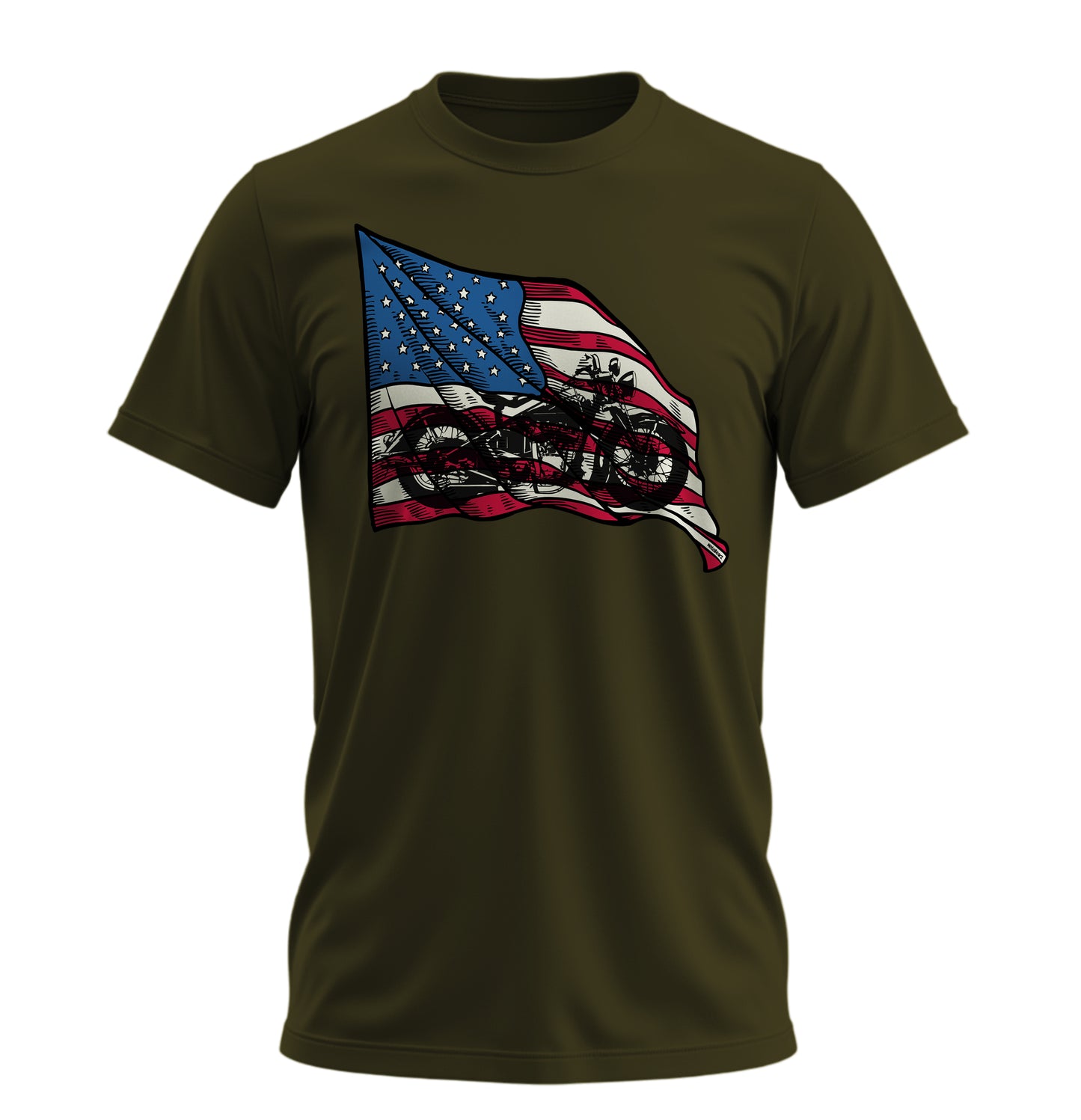 American Chopper - 10 Farklı Renk - Unisex Rahat Kalıp Baskılı Tişört - Moto Garage Collection