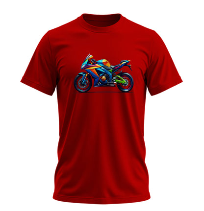 Geleceğin Motoru - 10 Farklı Renk - Unisex Rahat Kalıp Baskılı Tişört - Moto Garage Collection
