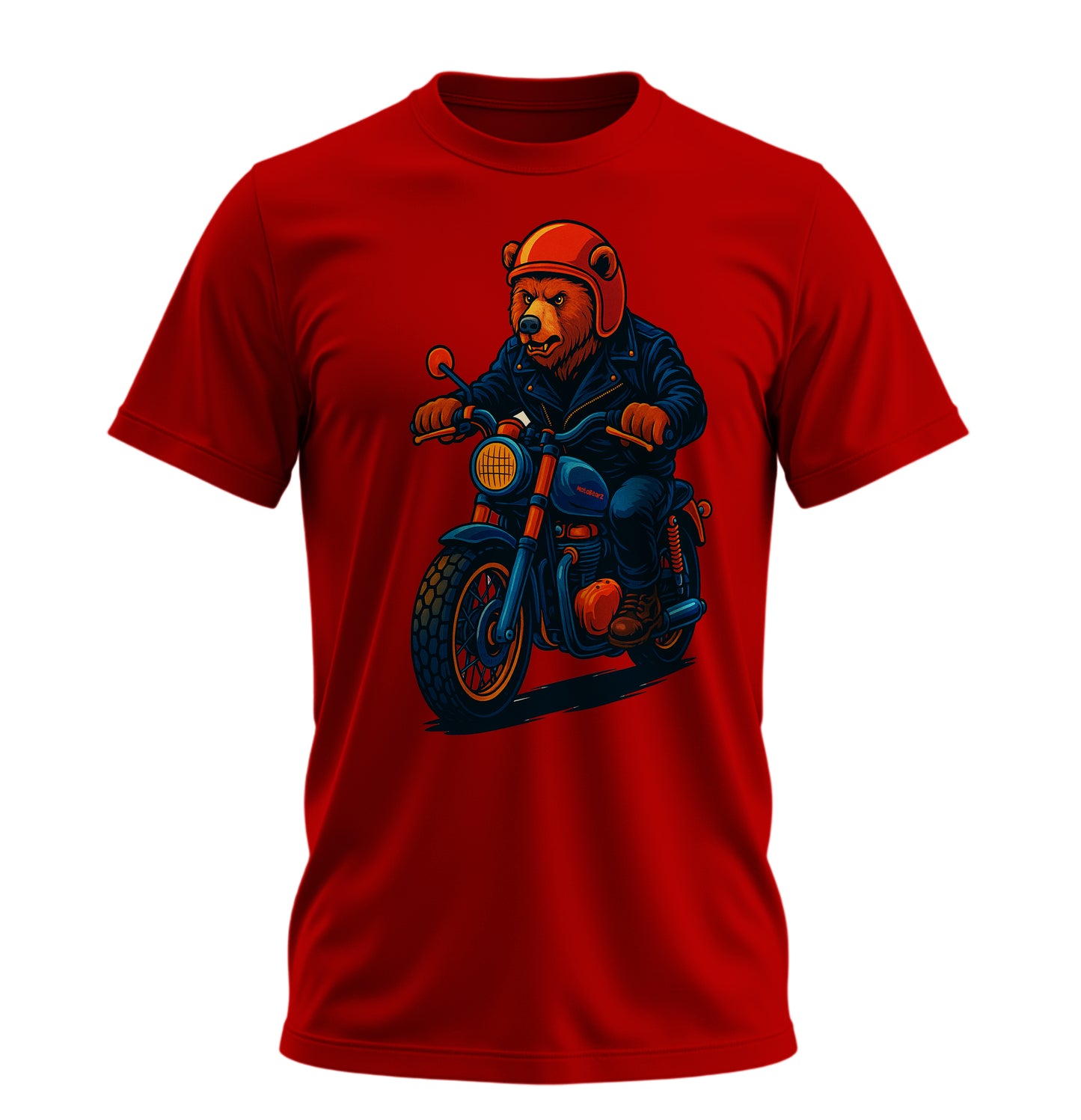 Orange Bear - 10 Farklı Renk - Unisex Rahat Kalıp Baskılı Tişört - BearZ Collection