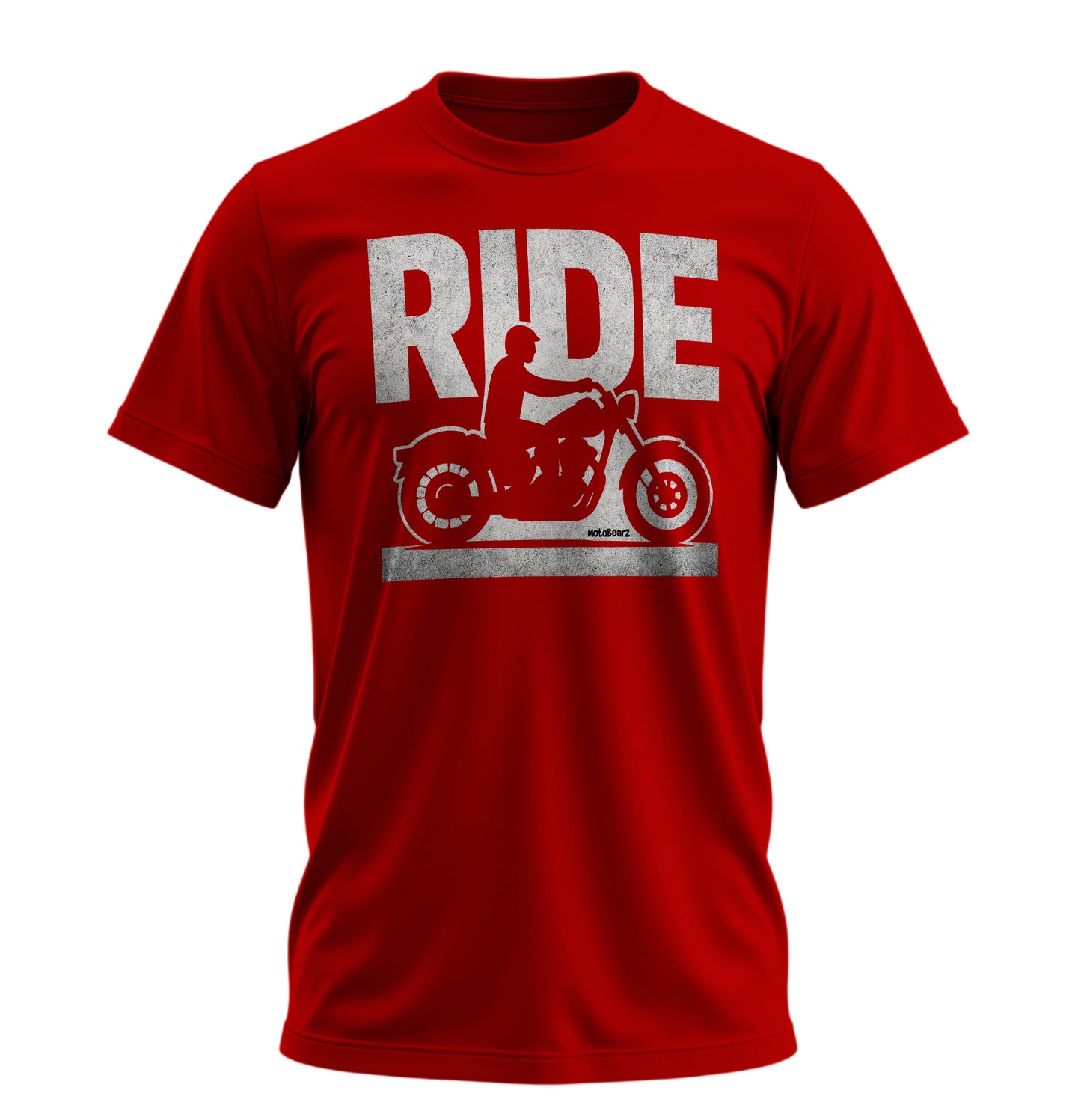 Ride - 10 Farklı Renk - Unisex Rahat Kalıp Baskılı Tişört - Moto Garage Collection