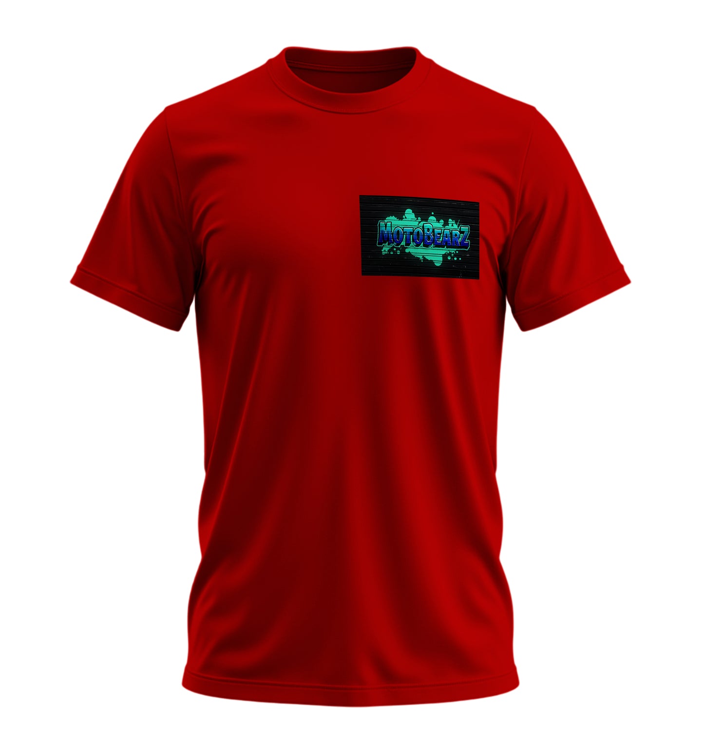 MotoBearZ Yeşil Graffiti - 10 Farklı Renk - Unisex Rahat Kalıp Baskılı Tişört - Regular Tişört Collection