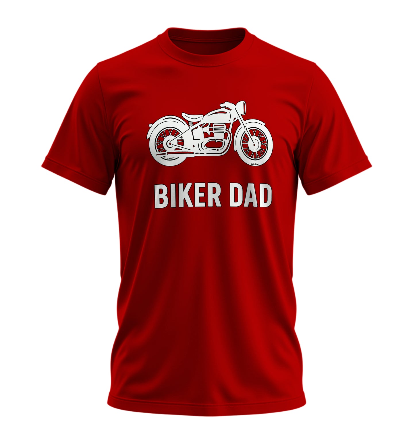 Biker Dad - Motorcu Baba - 10 Farklı Renk - Unisex Rahat Kalıp Baskılı Tişört - Moto Garage Collection
