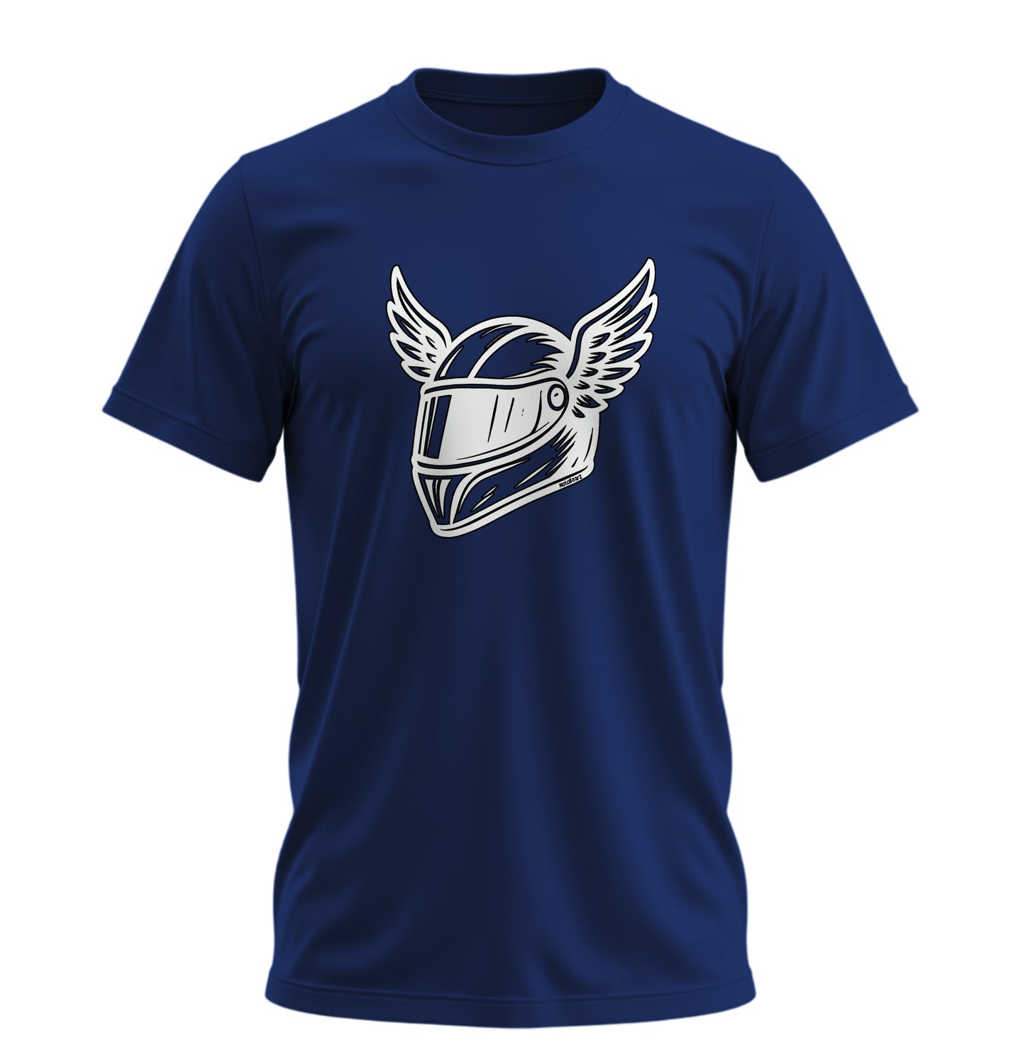 Wings Helmet - 10 Farklı Renk - Unisex Rahat Kalıp Baskılı Tişört - Moto Garage Collection