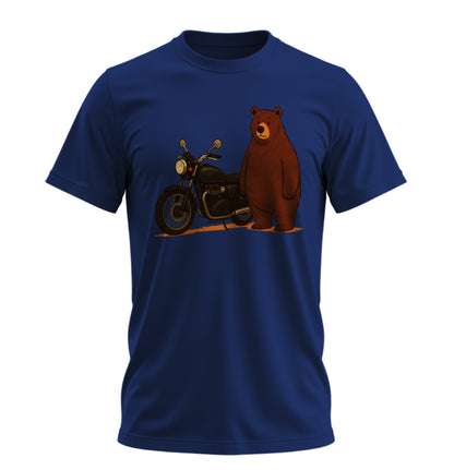 Calm BearZ - 10 Farklı Renk - Unisex Rahat Kalıp Baskılı Tişört - BearZ Collection