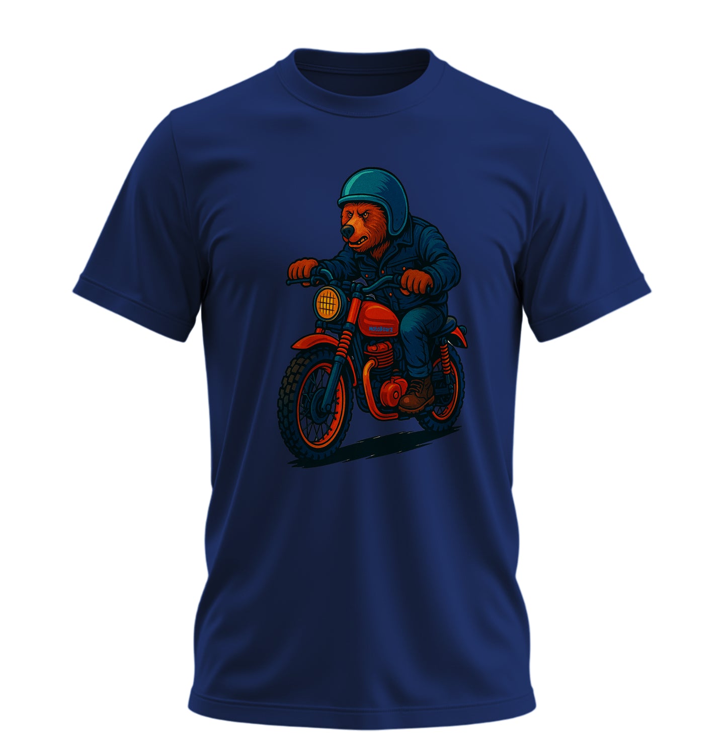 Blue BearZ - 10 Farklı Renk - Unisex Rahat Kalıp Baskılı Tişört - BearZ Collection