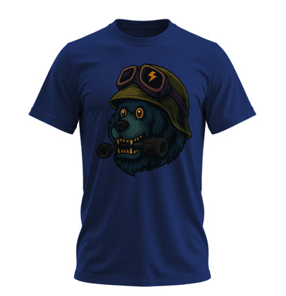 Crazy BearZ - 10 Farklı Renk - Unisex Rahat Kalıp Baskılı Tişört - BearZ Collection