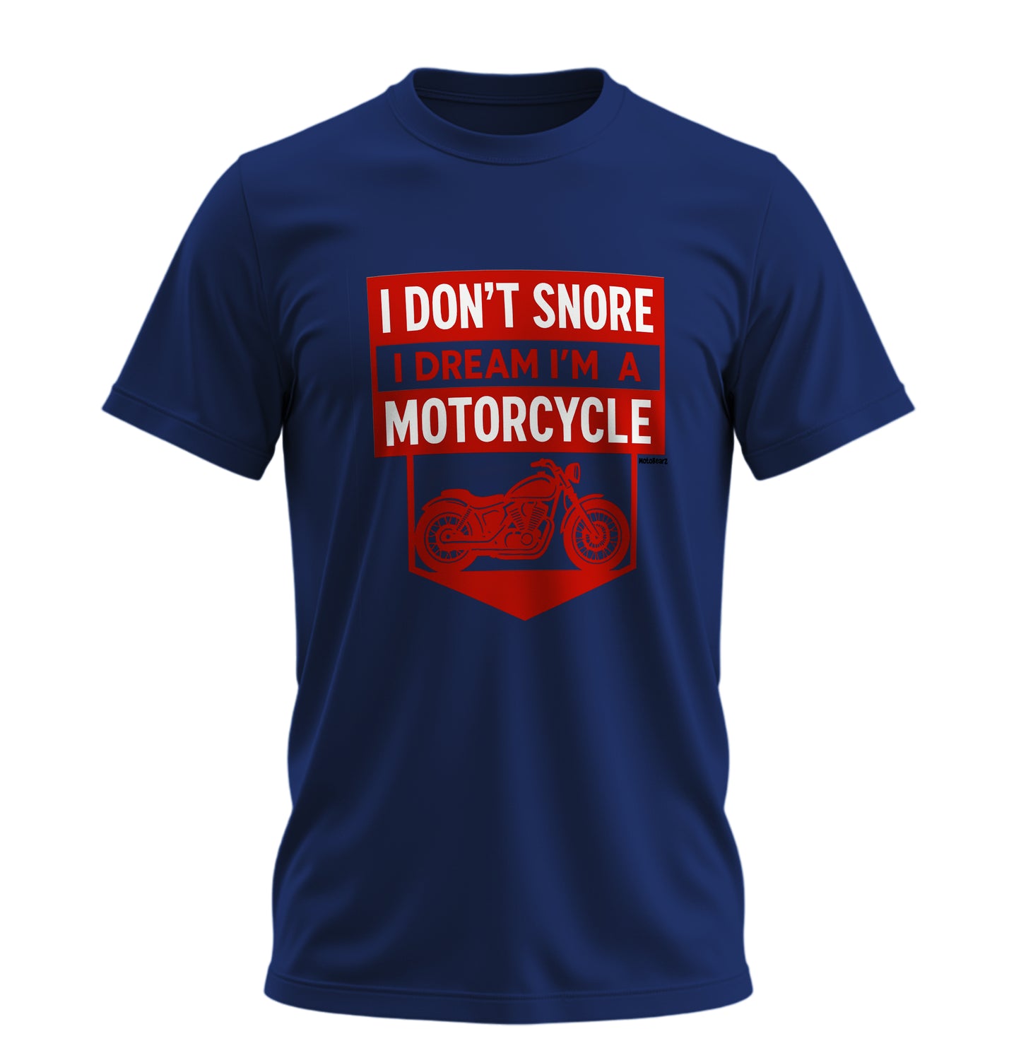 I Dream Motorcycle - Unisex Rahat Kalıp Baskılı Tişört - Moto Garage Collection