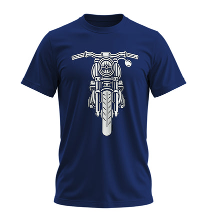 The Classic Ghost Piston  - 10 Farklı Renk - Unisex Rahat Kalıp Baskılı Tişört - Moto Garage Collection