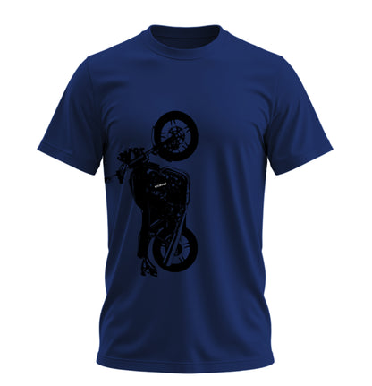 Black Coyote Motosiklet  - 10 Farklı Renk - Unisex Rahat Kalıp Baskılı Tişört - Moto Garage Collection
