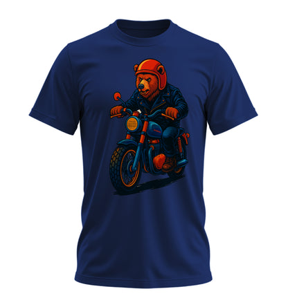 Orange Bear - 10 Farklı Renk - Unisex Rahat Kalıp Baskılı Tişört - BearZ Collection