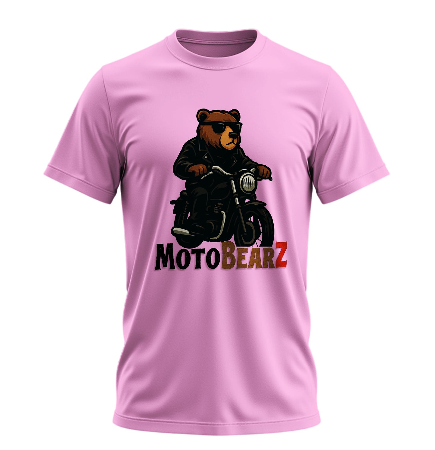 Bear Rides Bike - 10 Farklı Renk - Unisex Rahat Kalıp Baskılı Tişört - BearZ Collection