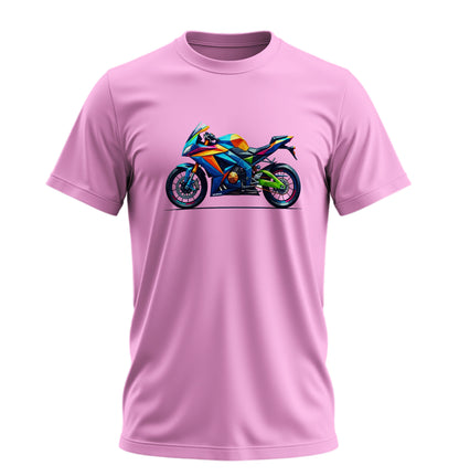 Geleceğin Motoru - 10 Farklı Renk - Unisex Rahat Kalıp Baskılı Tişört - Moto Garage Collection