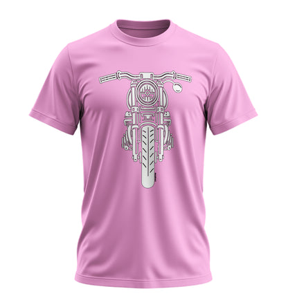 The Classic Ghost Piston  - 10 Farklı Renk - Unisex Rahat Kalıp Baskılı Tişört - Moto Garage Collection