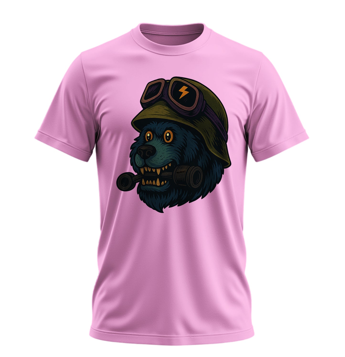 Crazy BearZ - 10 Farklı Renk - Unisex Rahat Kalıp Baskılı Tişört - BearZ Collection