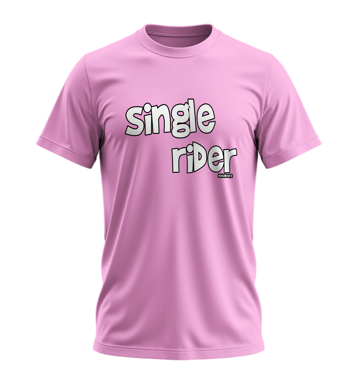 Single Rider - Unisex Rahat Kalıp Baskılı Tişört - Moto Garage Collection