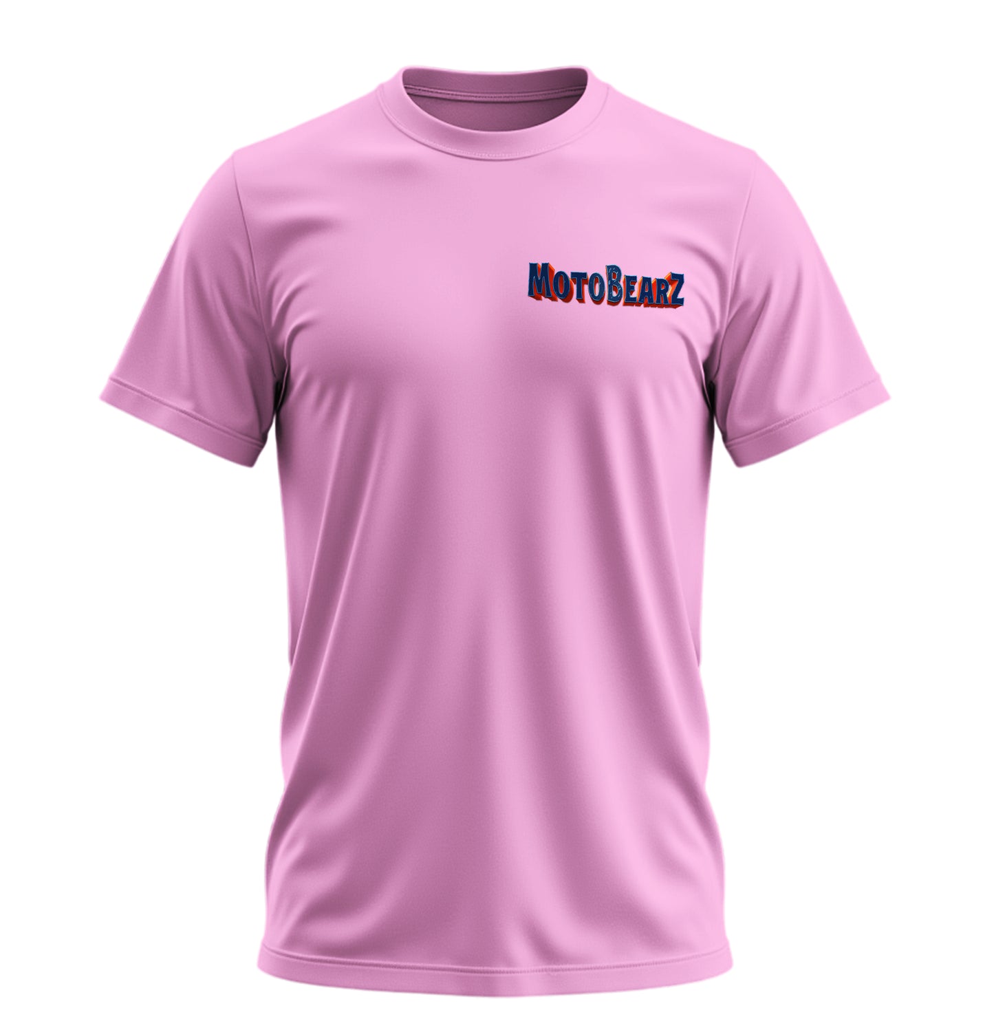 MotoBearZ Mavi Kırmızı Neon Graffiti - 10 Farklı Renk - Unisex Rahat Kalıp Baskılı Tişört - Regular Tişört Collection