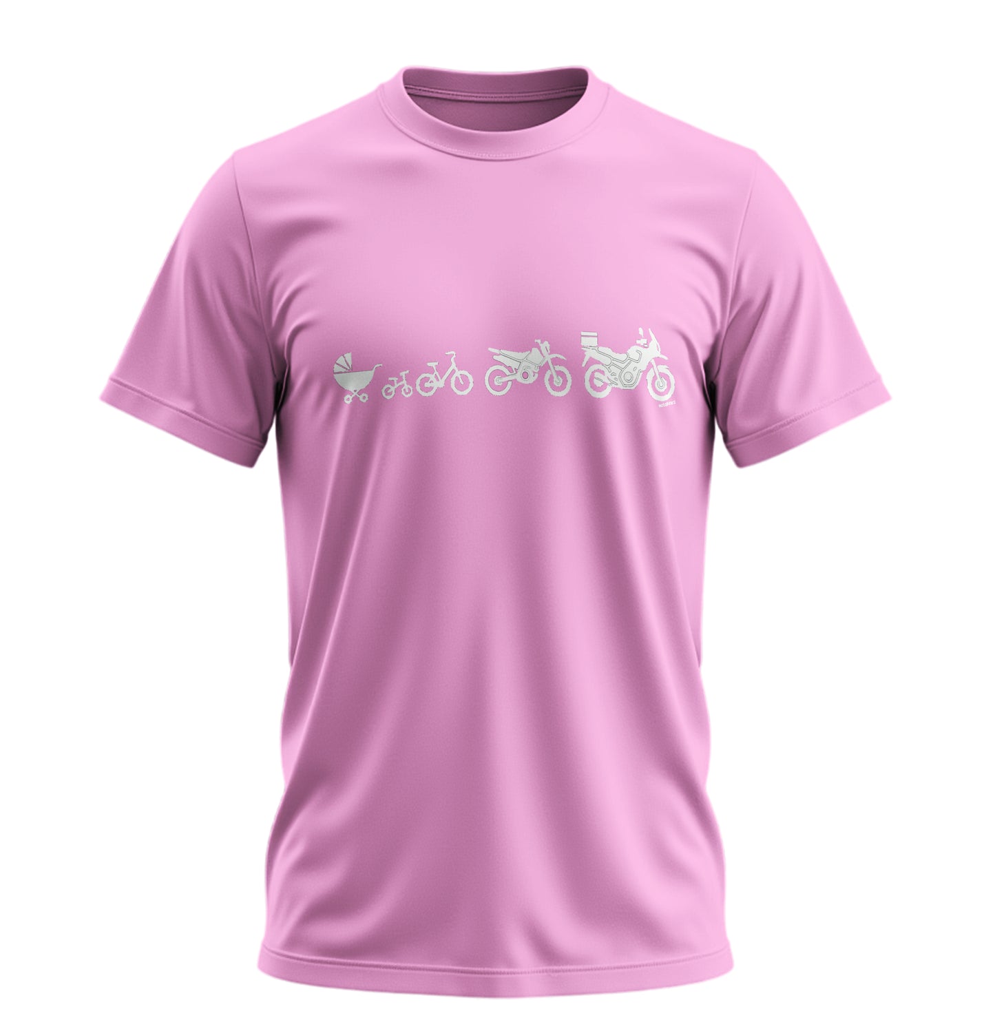 The Evolution of a Motorcycle - Motosikletin Evrimi - Unisex Rahat Kalıp Baskılı Tişört - Moto Garage Collection