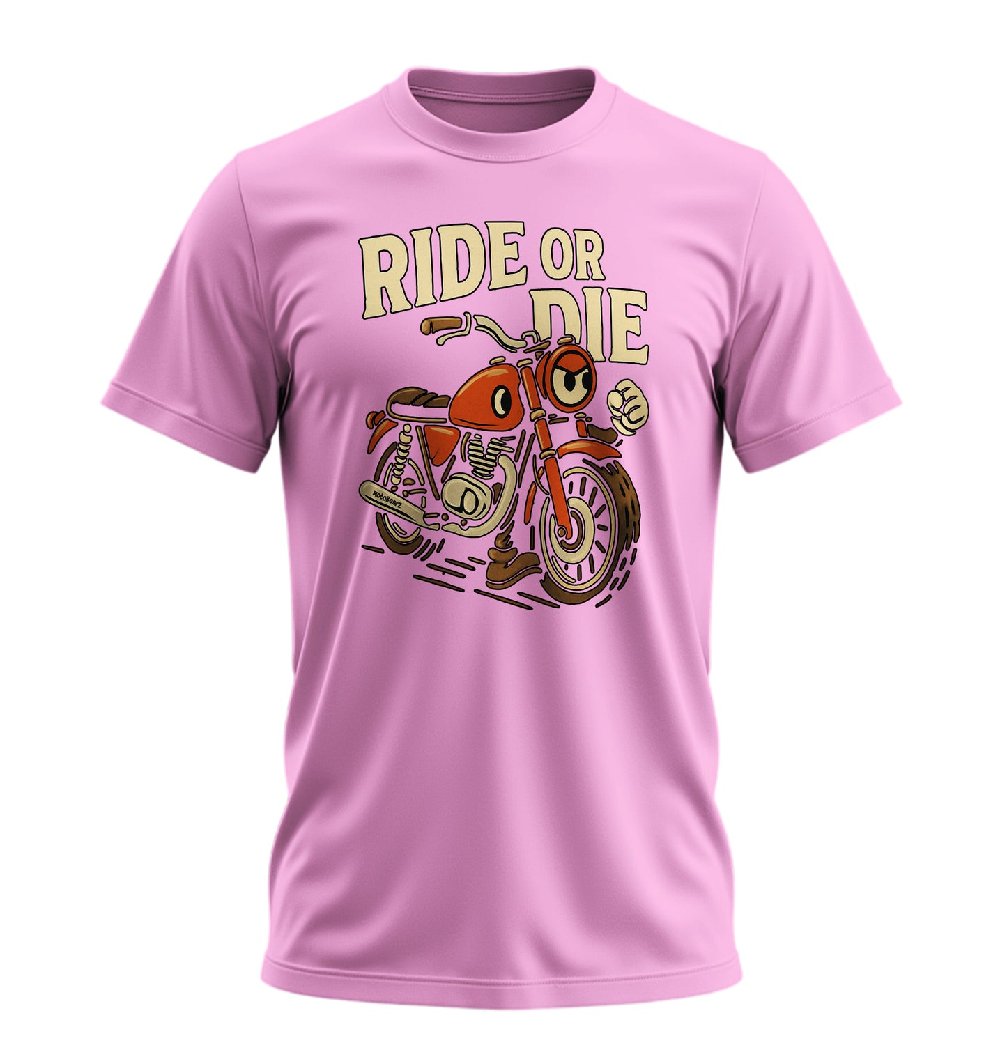 Ride or Die - 10 Farklı Renk - Unisex Rahat Kalıp Baskılı Tişört - Moto Garage Collection