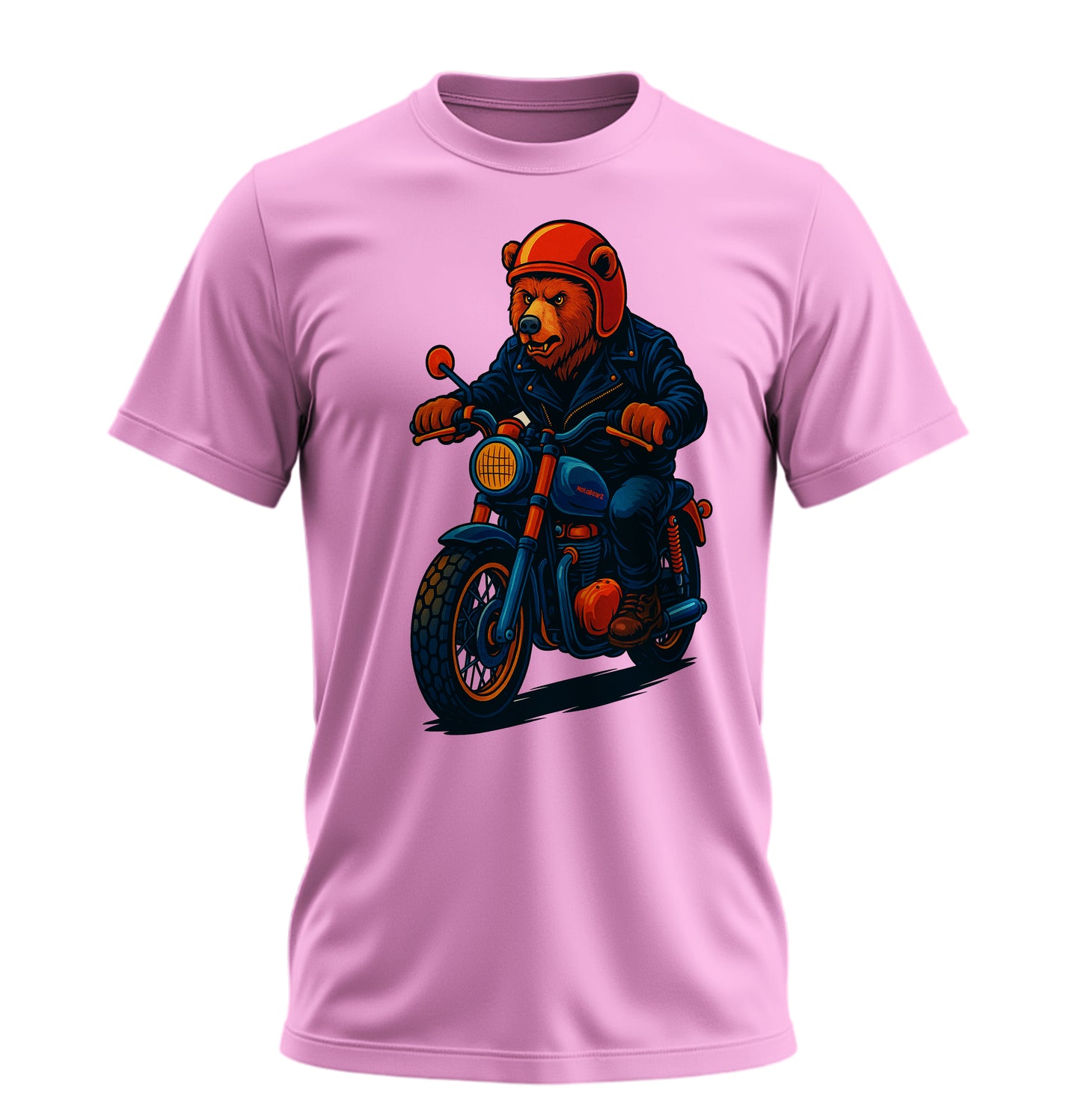 Orange Bear - 10 Farklı Renk - Unisex Rahat Kalıp Baskılı Tişört - BearZ Collection