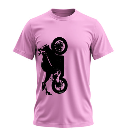 Blaze Serpent Racing Motosiklet  - 10 Farklı Renk - Unisex Rahat Kalıp Baskılı Tişört - Moto Garage Collection