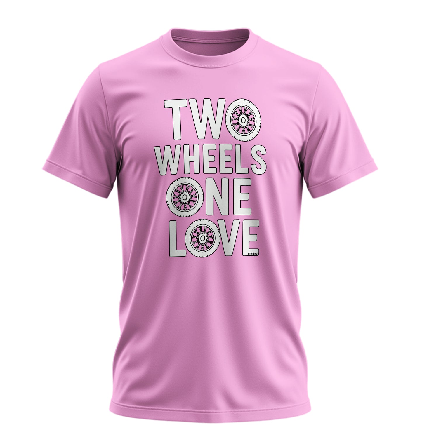 İki Teker Bir Aşk - 10 Farklı Renk - Unisex Rahat Kalıp Baskılı Tişört - Moto Garage Collection