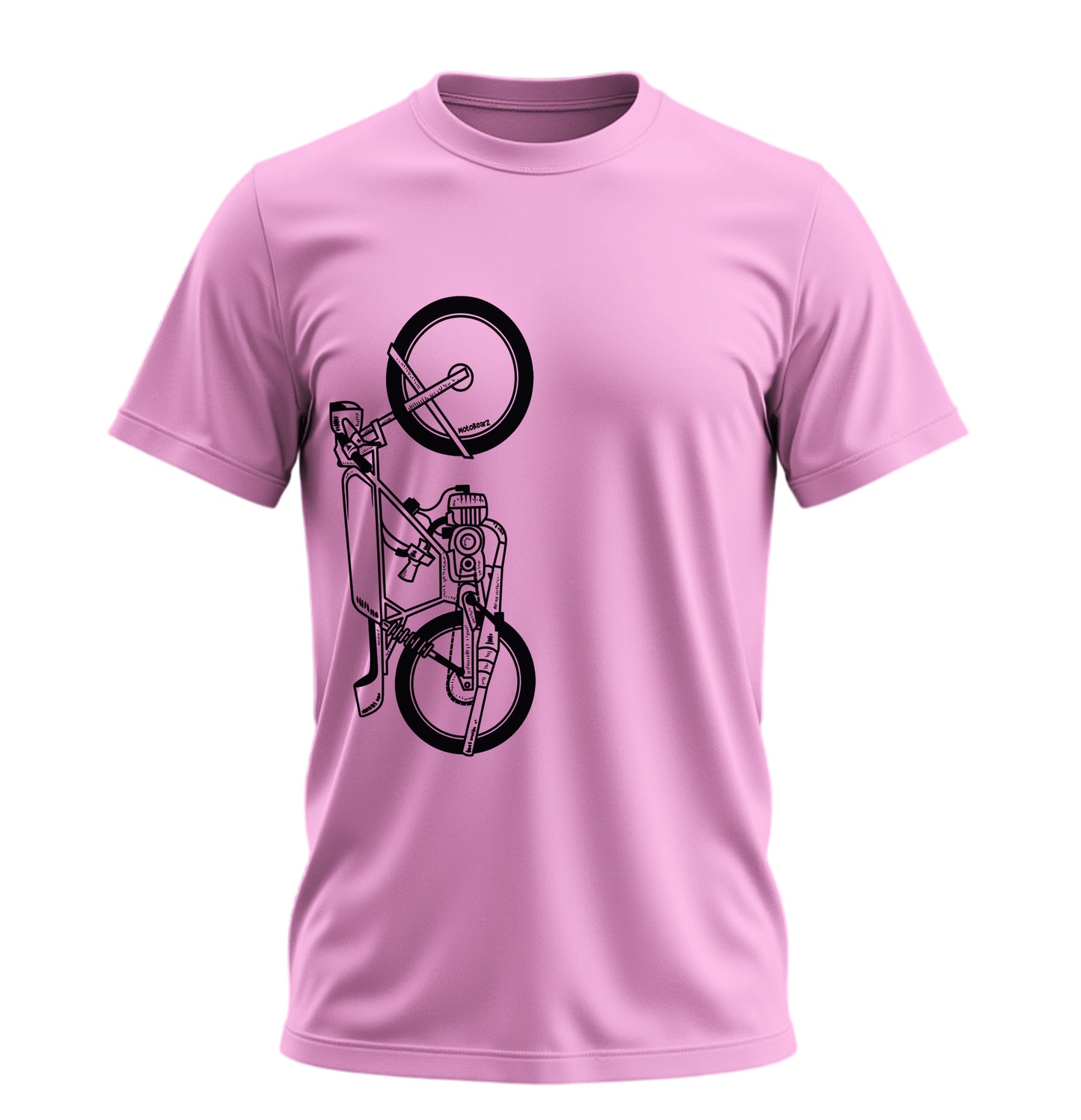 The Classic Iron Howl  - 10 Farklı Renk - Unisex Rahat Kalıp Baskılı Tişört - Moto Garage Collection