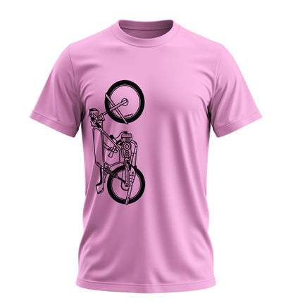 The Classic Iron Howl  - 10 Farklı Renk - Unisex Rahat Kalıp Baskılı Tişört - Moto Garage Collection