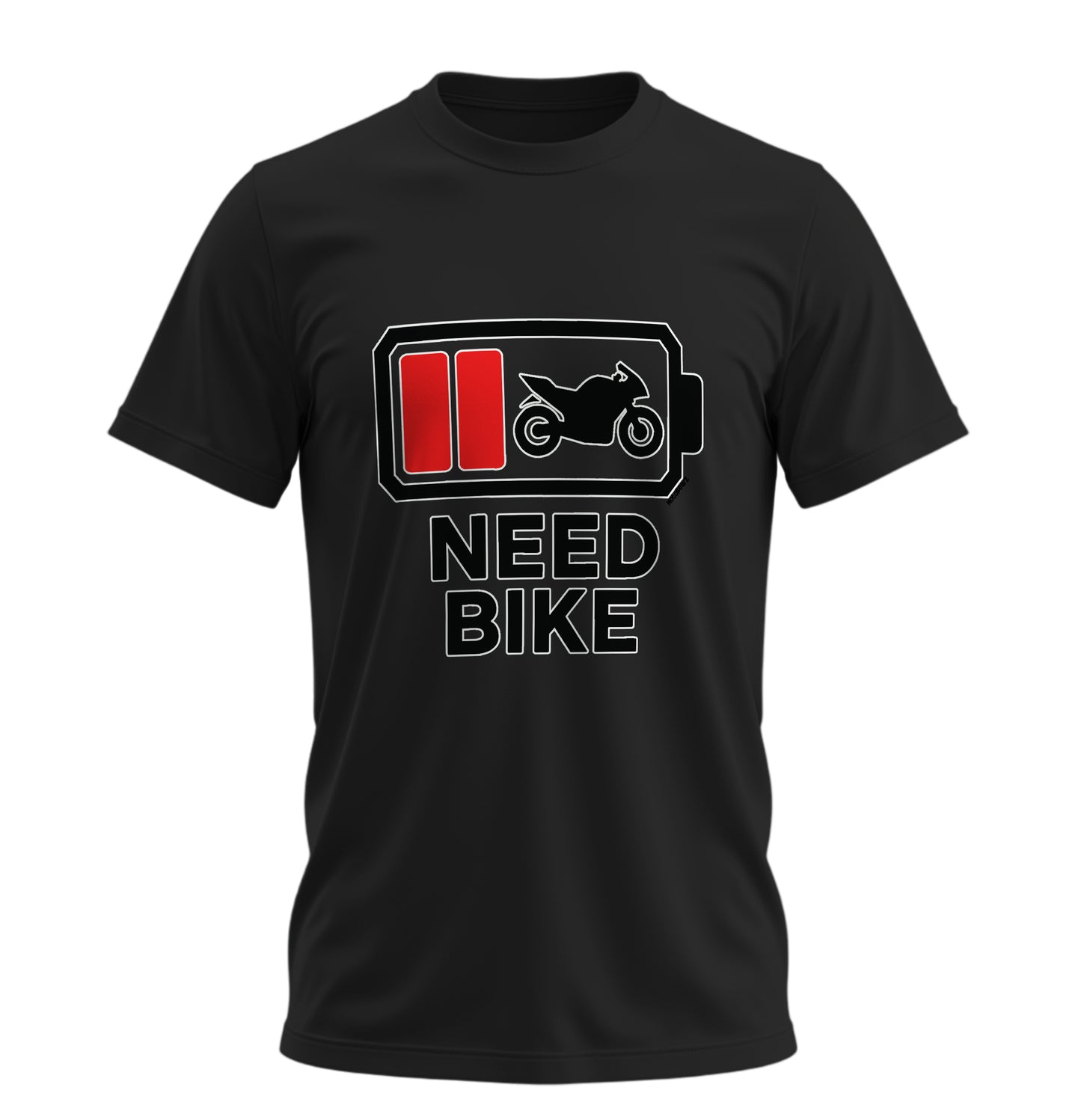 Need Bike - 10 Farklı Renk - Unisex Rahat Kalıp Baskılı Tişört - Moto Garage Collection