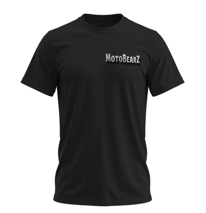 MotoBearZ Concrete - 10 Farklı Renk - Unisex Rahat Kalıp Baskılı Tişört - Regular Tişört Collection