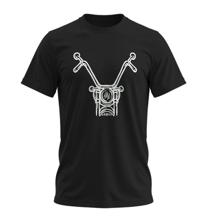 Chopper Head - 10 Farklı Renk - Unisex Rahat Kalıp Baskılı Tişört - Moto Garage Collection