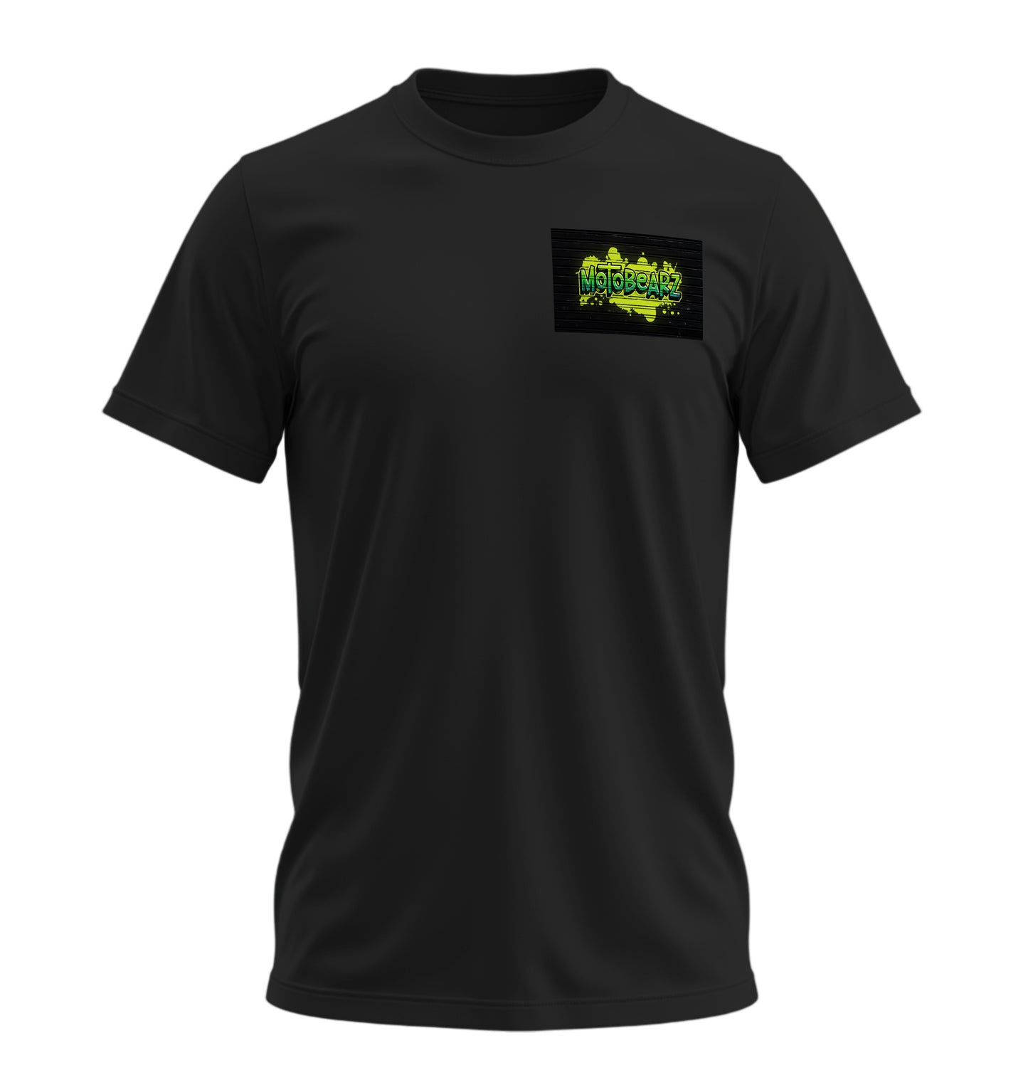 MotoBearZ Sarı Neon Graffiti - 10 Farklı Renk - Unisex Rahat Kalıp Baskılı Tişört - Regular Tişört Collection