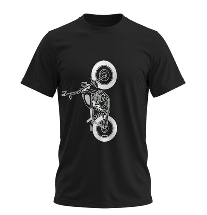 The Classic Steel Nomad  - 10 Farklı Renk - Unisex Rahat Kalıp Baskılı Tişört - Moto Garage Collection