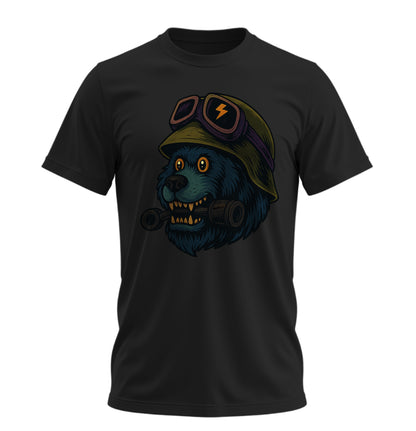 Crazy BearZ - 10 Farklı Renk - Unisex Rahat Kalıp Baskılı Tişört - BearZ Collection