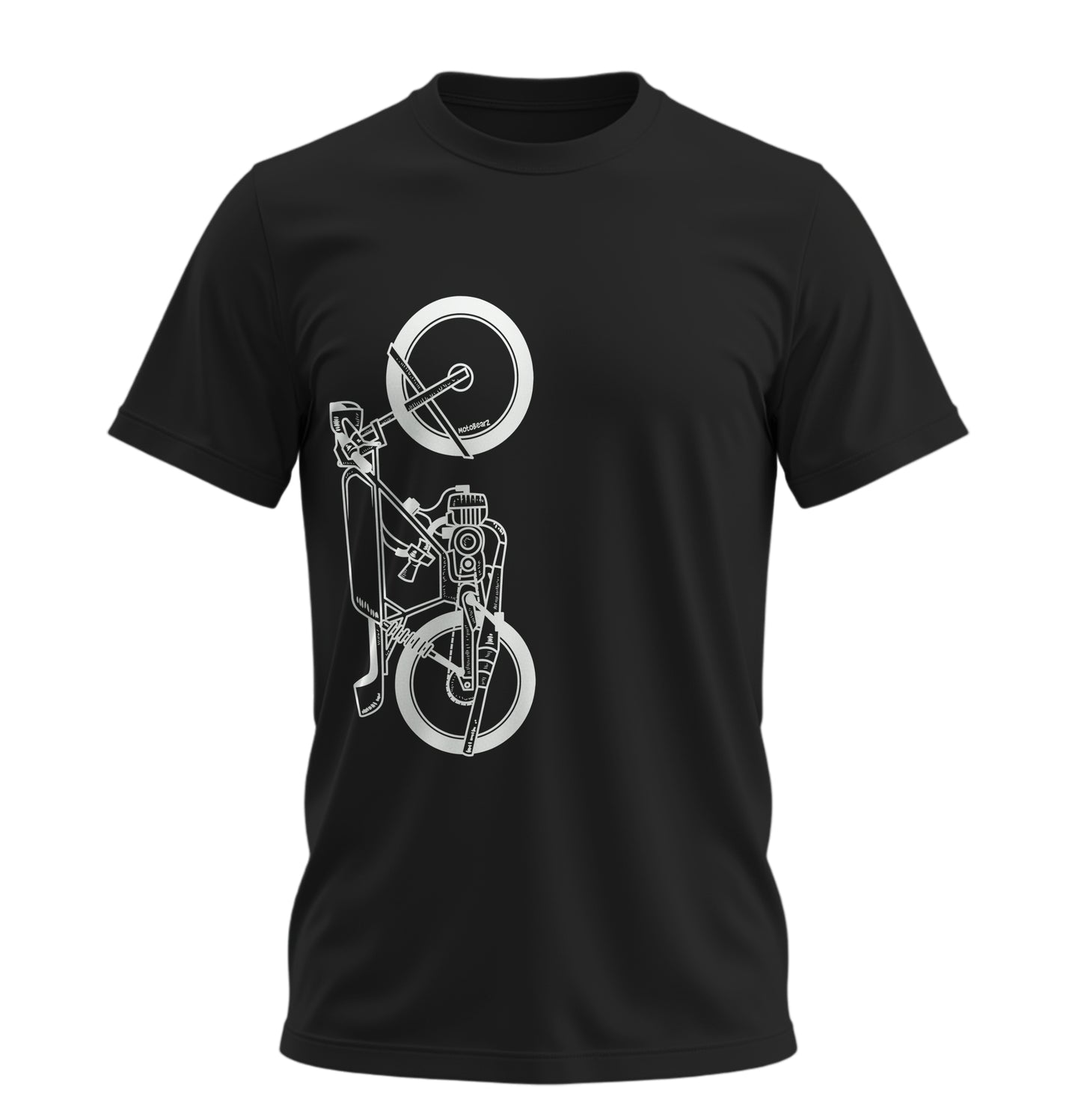 The Classic Iron Howl  - 10 Farklı Renk - Unisex Rahat Kalıp Baskılı Tişört - Moto Garage Collection