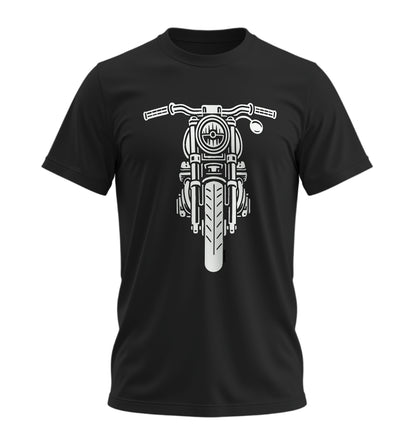 The Classic Ghost Piston  - 10 Farklı Renk - Unisex Rahat Kalıp Baskılı Tişört - Moto Garage Collection