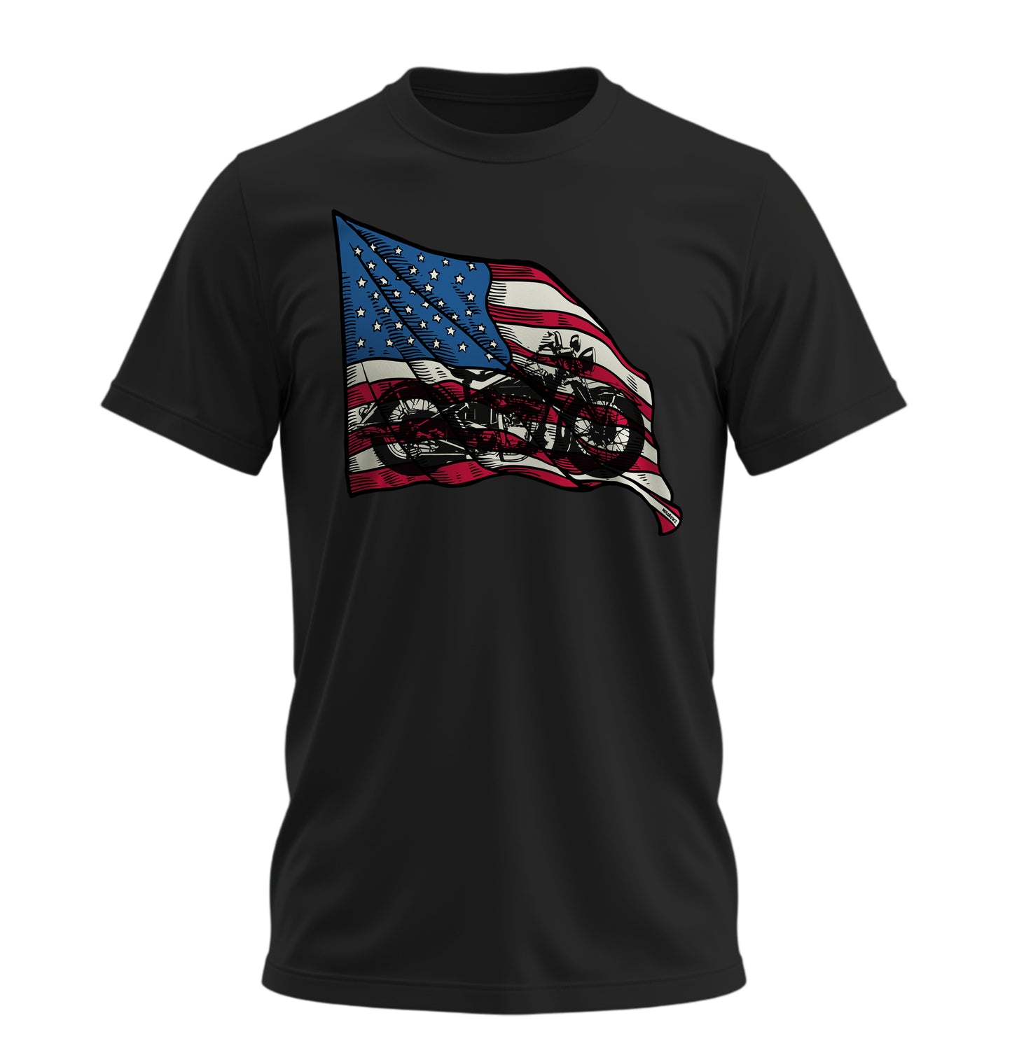American Chopper - 10 Farklı Renk - Unisex Rahat Kalıp Baskılı Tişört - Moto Garage Collection