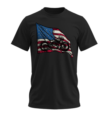American Chopper - 10 Farklı Renk - Unisex Rahat Kalıp Baskılı Tişört - Moto Garage Collection