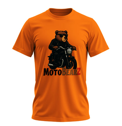 Bear Rides Bike - 10 Farklı Renk - Unisex Rahat Kalıp Baskılı Tişört - BearZ Collection