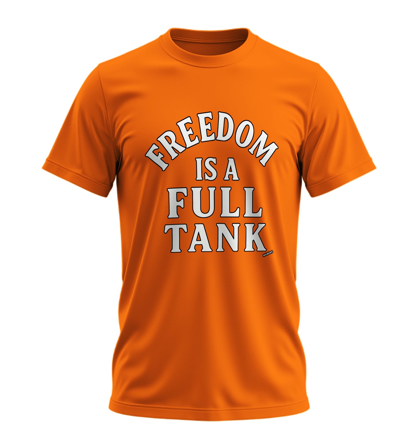 Freedom is Full Tank - 10 Farklı Renk - Unisex Rahat Kalıp Baskılı Tişört - Moto Garage Collection