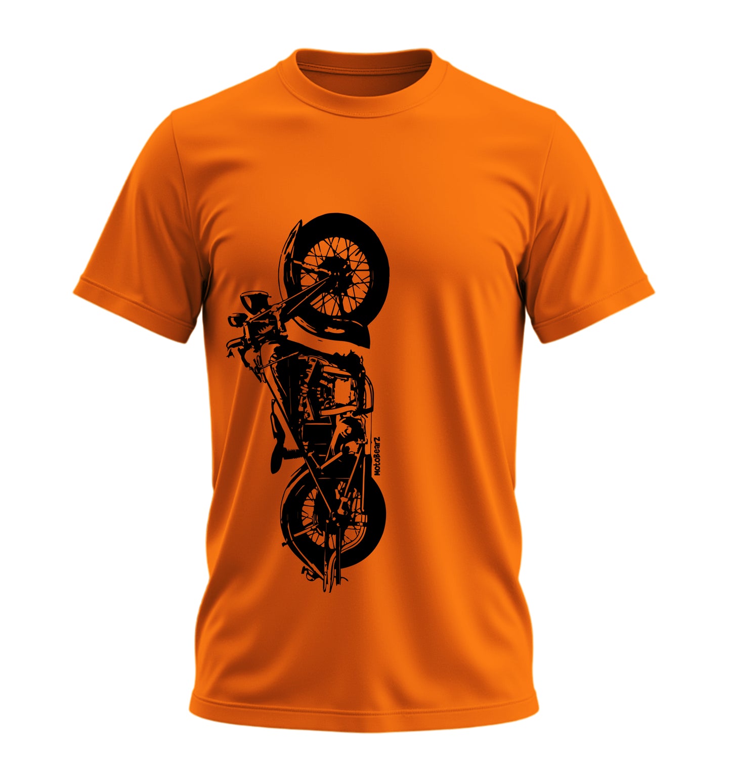 The Classic Midnight Bison - 10 Farklı Renk - Unisex Rahat Kalıp Baskılı Tişört - Moto Garage Collection