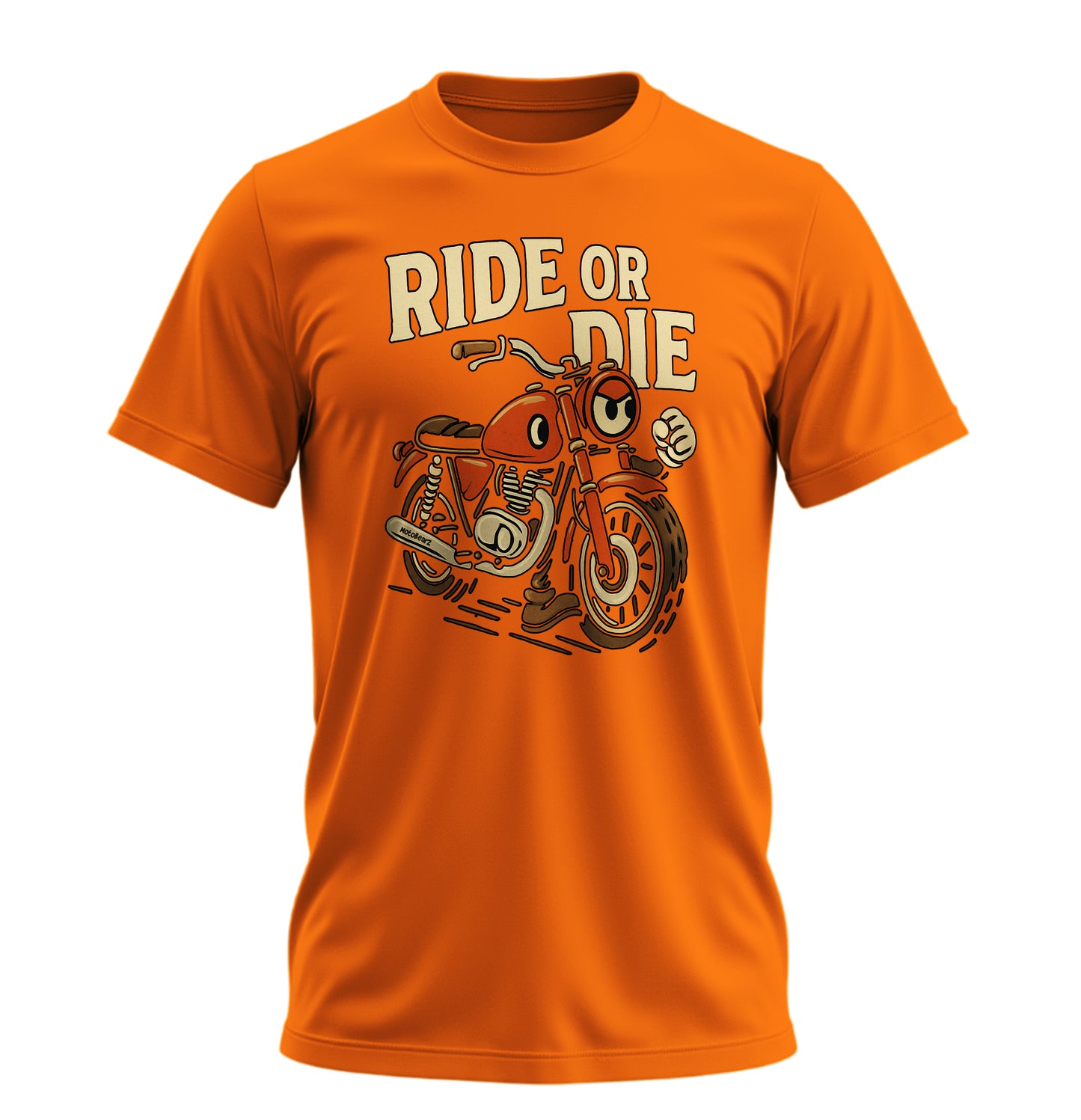 Ride or Die - 10 Farklı Renk - Unisex Rahat Kalıp Baskılı Tişört - Moto Garage Collection