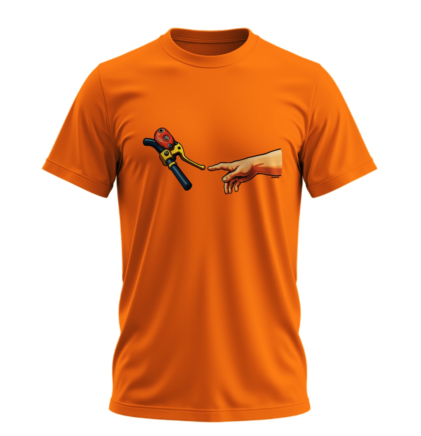 Touch The Motorcycle - 10 Farklı Renk - Unisex Rahat Kalıp Baskılı Tişört - Moto Garage Collection